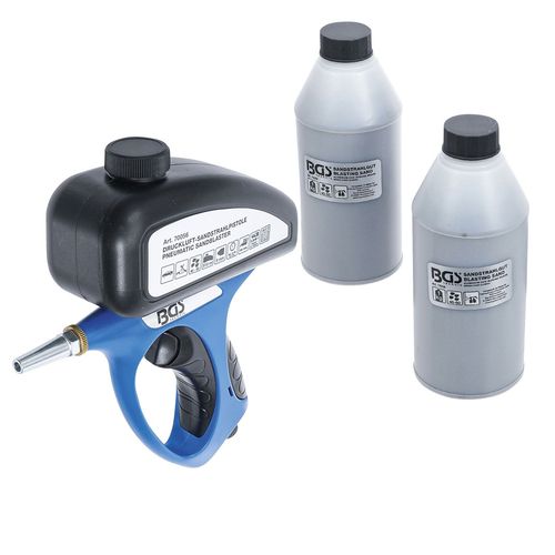 Pistolet De Sablage Sableuse Bgs Technic Avec Reservoir + 2 Sable