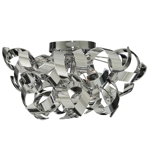 Plafonnier Curls Aspect Chrom Au Design Fris