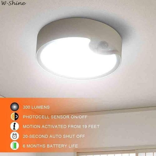 Plafonnier Led Avec Dtecteur De Mouvement, clairage D'intrieur Ultra Lumineux, Idal Pour Un Couloir, Un Escalier Ou Un Entrept