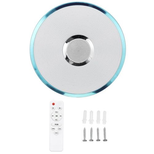Plafonnier Led Avec Tlcommande Bluetooth Et Haut-Parleur, Design Moderne, clairage D'Intrieur, Luminaire Dcoratif De Plafond, Idal Pour Une Chambre  Coucher, Rvb, 300w