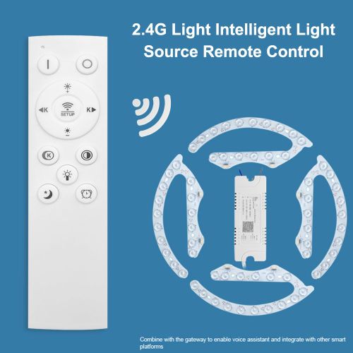 Plafonnier Led Intelligent Avec Tlcommande Ewelink App, 2.4ghz, Module De Contrle De Source Lumineuse De Remplacement