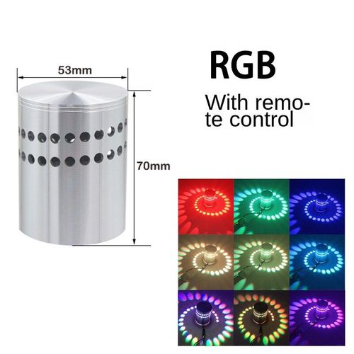 Plafonnier Led Intelligent En Aluminium Color Avec Tlcommande, clairage  Intensit Rglable, Idal Pour Un Salon Ou Des Couloirs, 3w