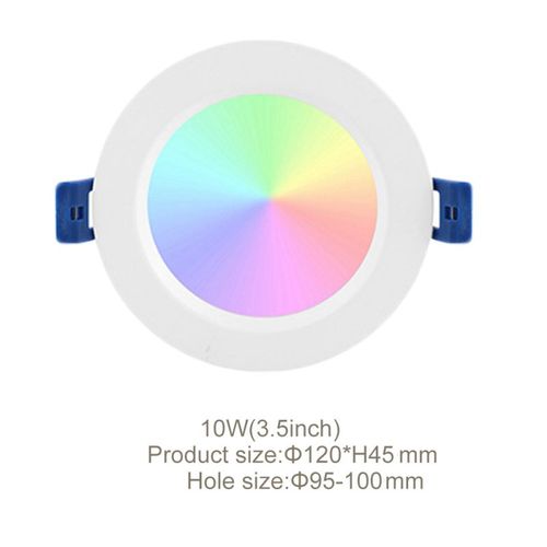 Plafonnier Led Intelligent Tuya Zigbee 3.0, clairage D'intrieur, 10/12w, Rgbcw, Ac100-245v