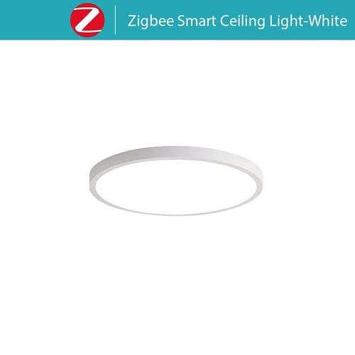 Plafonnier Led Intelligent Tuya Zigbee 3.0,Wifi,Rgbcw,Lampe De Plafond Pour Salon,Dcoration De La Maison,Lampe Intelligente Pour Alexa,Google Home - Type Zigbee White Ceiling