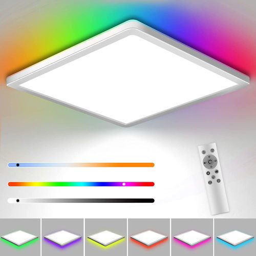 Plafonnier Led Wifi Rgbcw Tuya App, Lampe De Plafond  Intensit Rglable, Compatible Avec Alexa Google Assistant, Pour La Dcoration De La Chambre  Coucher, Maison Intelligente