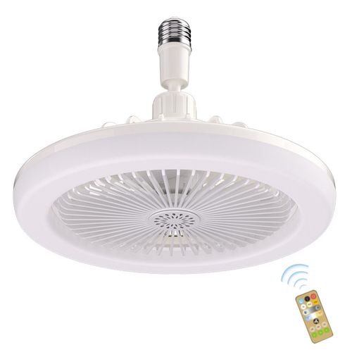 Plafonnier Universel Avec Ventilateur De Refroidissement, Lampe Aromatique Avec Tlcommande, Ventilateur De Synchronisation  3 Baldes, Support De Lumire Pour Chambre Et Dortoir