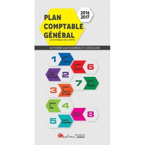 Plan Comptable Gnral - Liste Intgrale Des Comptes, Conforme Au Rglement Anc N 2014-03 - Autoris Aux Examens Et Concours    Format Broch 