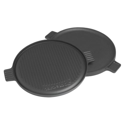 Plancha en fonte pour barbecue  charbon Barbecook