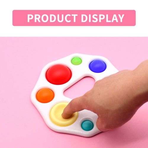 Planche  Main Colore Pour Bb, Instrument De Prhension Pour Enfant, Dcompression, Jouet  Action Fine