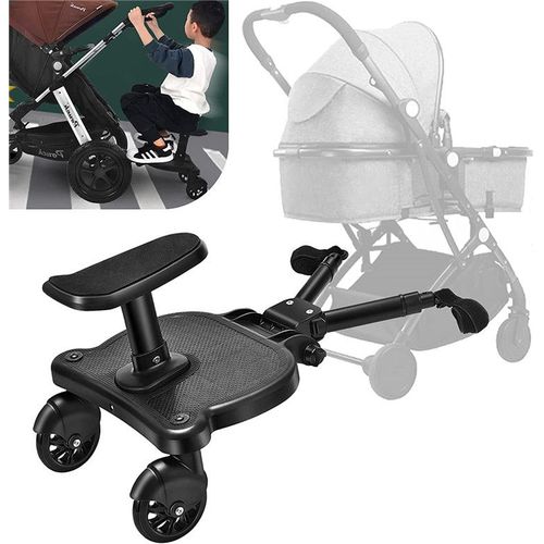 Planche  Roulettes De Poussette, Conception Stable  Deux Roues,Accessoires Pour Poussette,Avec Une Charge Maximale De 25 Kg