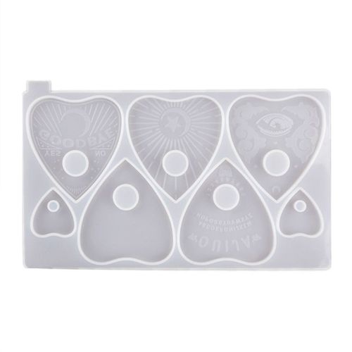 Planche De Ouijas Gothiques, Pendentif En Forme De CUr, Porte-Cls, Moule En Rsine, Planchette Avec Trou, Moule En Rsine De Silicone, Artisanat D'art