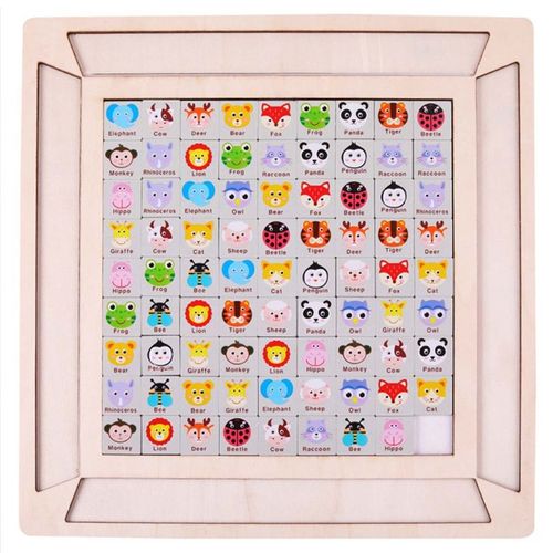 Planche De Puzzle 3d En Forme De Couleur Pour Tout-Petits, Ensemble De Jeu De Cognition, D'Entranement Logique, Cadeau Prscolaire D5qa