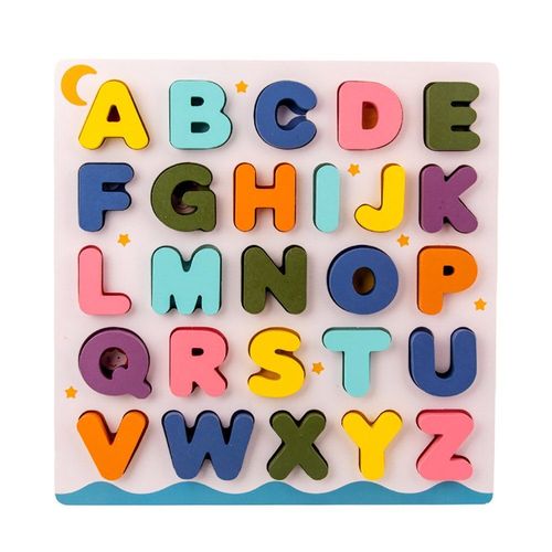 Planche De Puzzle En Bois Pour Bb, Alphabet 3d, Apprentissage Des Lettres, Mthode Montessori, Jeu De Correspondance Des Maths, Jouets ducatifs Cognitifs, Cadeau
