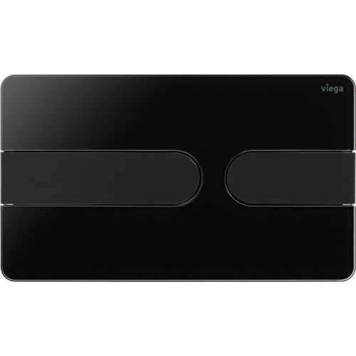 Plaque De Commande De Wc Visign For Style 23 Pour Rservoir Prevista 8613.1 - Noir Et Touches En Finition Noir Mat Viega