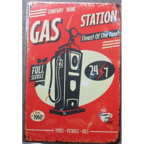 Plaque Esso Tigre Dans Le Moteur Pub Metal Tole Deco Garage