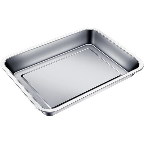 Plaque Four Universelle Plateau Four,Plat  Four,Plaque  RTir,Plat Four Rectangulaire,RTissoire En Acier Plateau Inox,Sans PFOA,Passe Au Four Jusqu' 200C