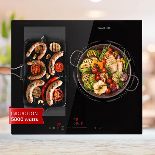 Plaque Induction 5800W,Plaque De Cuisson Electrique  Induction,Plaque Induction Encastres 3 Feux,Tables De Cuisson Encastrable,Contrle Tactile,Rechaud Electrique Pour La Cuisine