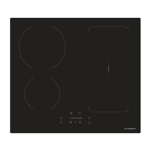 Plaque induction SCTI641N0, 4 foyers, 1 zone extensible, Slider