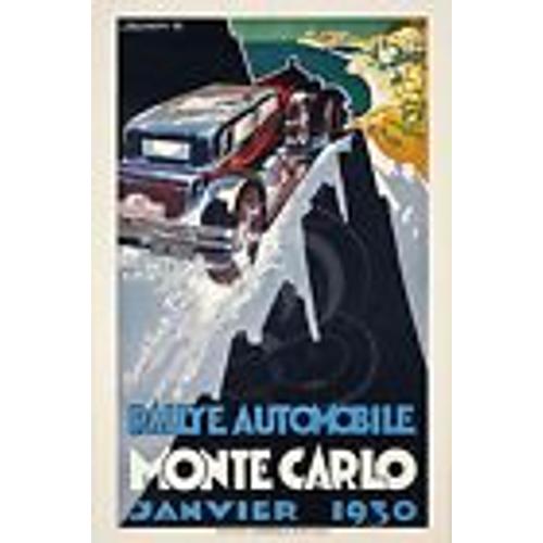 Plaque Rallye Automobile Monte Carlo