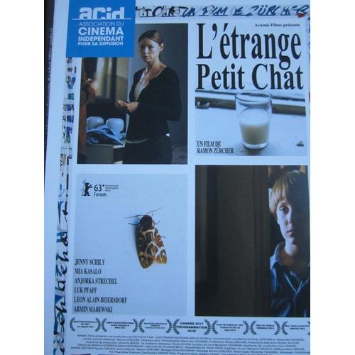 Plaquette 4 Pages : L' trange Petit Chat, Ramon Zurcher. 2013