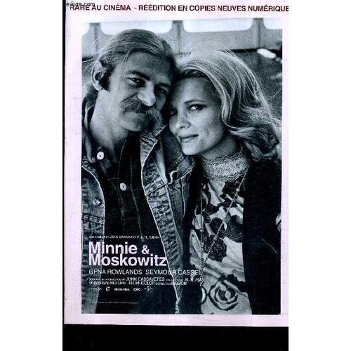 Plaquette De Cinema : Minnie & Moskowitz - Gena Rowlands Seymour Cassel.   de COLLECTIF