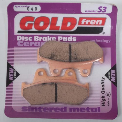Plaquette De Frein Gold Fren Pour Scooter Honda 250 Cn Spazio 1987  1998 Avg / H/J/K/L/M/P/R/S/T/V/X Neuf