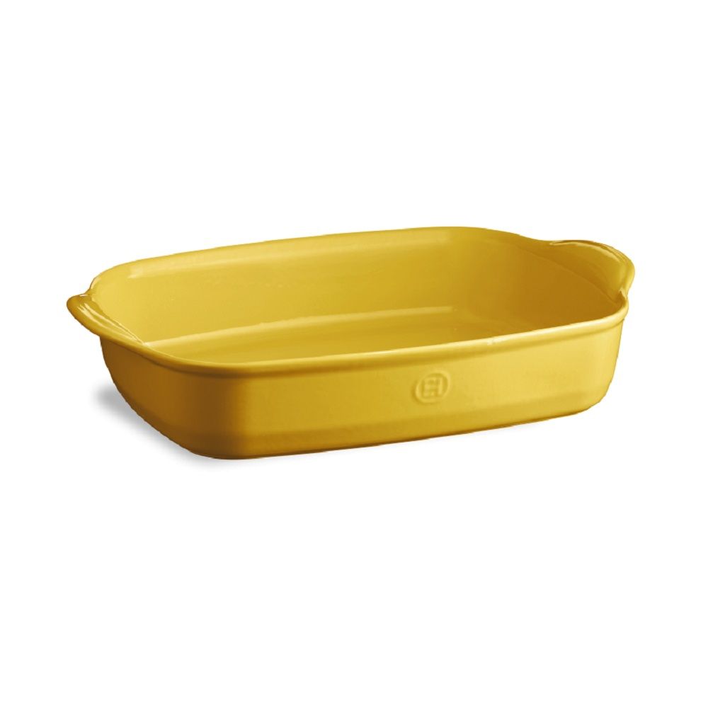 Plat  Four Rectangle Jaune 42 Cm