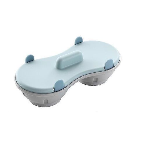 Plateau  vapeur  deux compartiments pour micro-ondes, moule  ?ufs cuit  la vapeur, ustensile de cuisine (bleu)