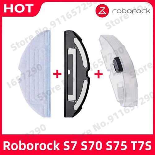 Plateau De Rservoir D'Eau ? Commande ?lectrique, Pices De Rechange Pour Aspirateur Roborock S7 S70 S75 T7S Avec Accessoires En Tissu De Vadrouille 9109-May28192