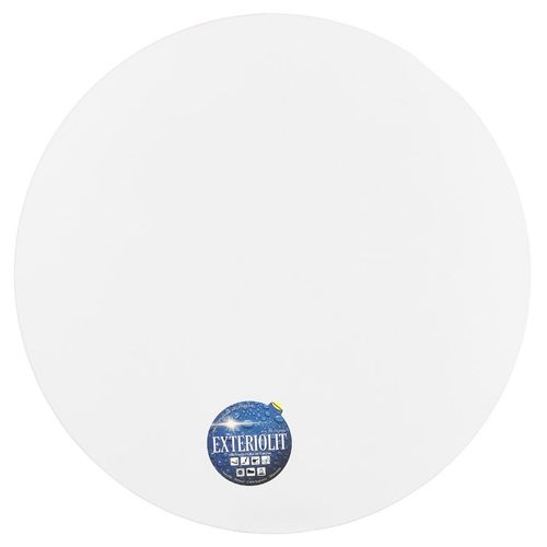 Plateau De Table 'limule' Rond Blanc -  68 Cm