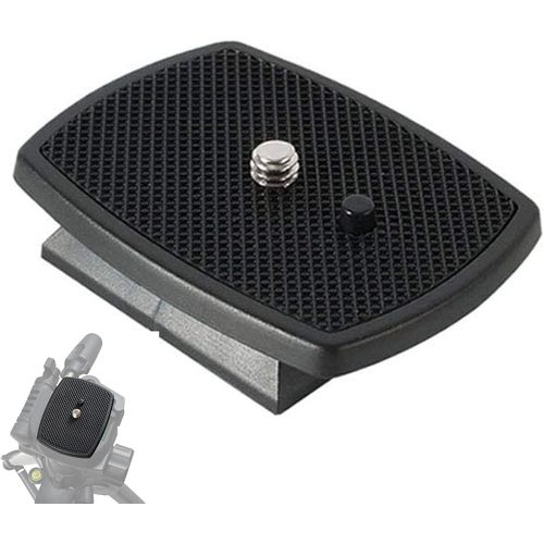Plateau Rapide Noir Tte de Trpied, Plaque de Dgagement Rapide avec Vis 1/4 Pouce, Plastique ABS, Postuler  Sony Velbon Trpied Systme.[F747]