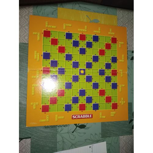 Plateau Scrabble Junior 2 Faces Pice D'origine