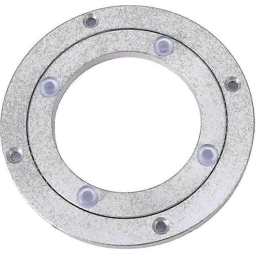 Plateau Tournant Pivotant Roulement De Platine En Alliage DAluminium Plateau Tournant  Roulement Pivotant Robuste Table  Manger Ronde Table  Manger Lisse  Plateau Tournant (4 )