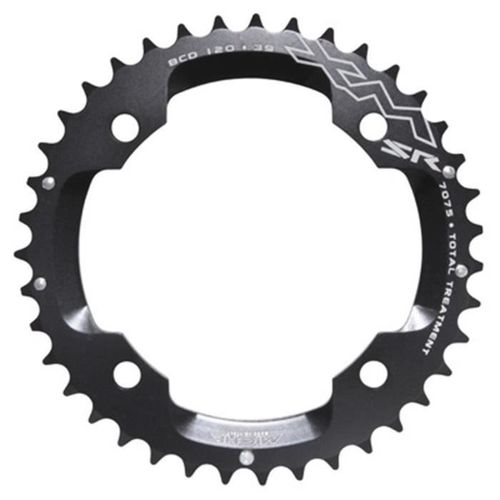 Plateau Vtt 4bra Double 39dts D.120 Pour Sram X0-Xx Exterieur Noir Alu Miche