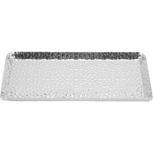 Rustic Sisters Lot De 3 Plateaux De Service Vintage En Bois Avec Poignées - Style Ottoman - Blanc