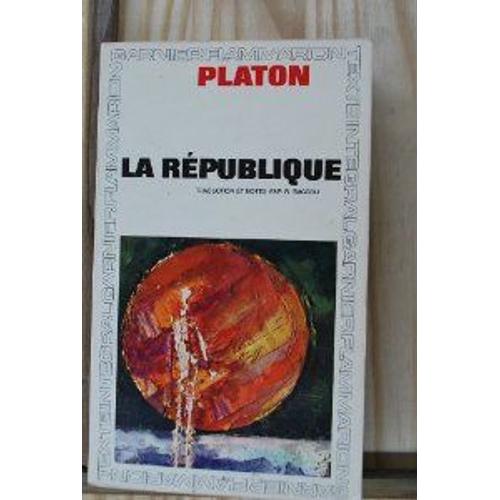Platon La Rpublique   de Robert BACCOU  Format Poche 