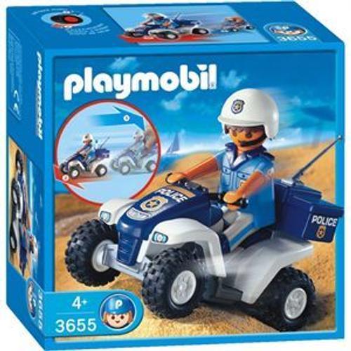 Playmobil City Action 3655 - Policier / Quad