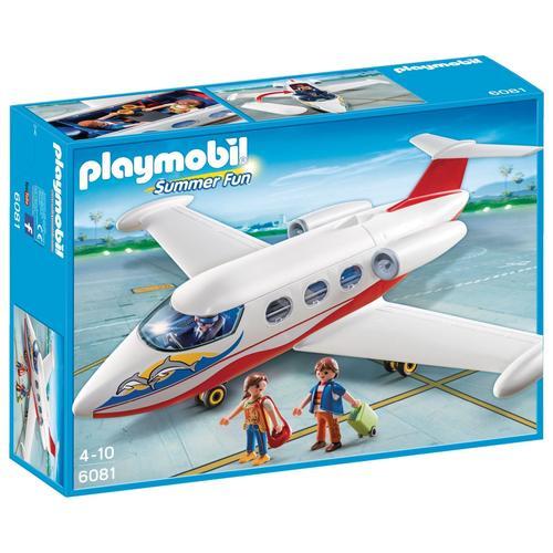 Playmobil 6081 - Avion Avec Pilote Et Touristes