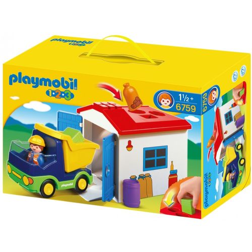Playmobil 6759 - Camion Avec Garage 1.2.3