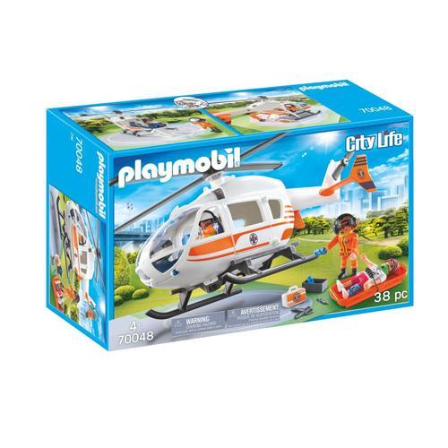 Playmobil 70048 - Hlicoptre De Secours