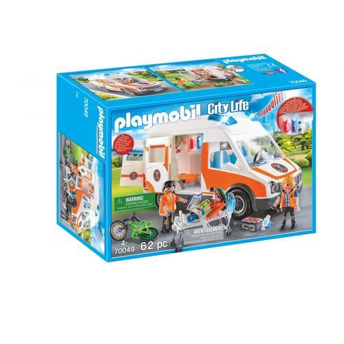 Playmobil 70049 - Ambulance Et Secouristes
