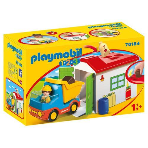 Playmobil 70184 - Ouvrier Camion Et Garage