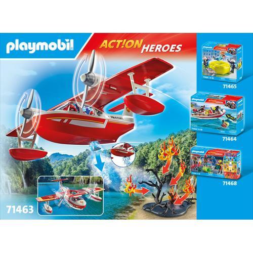 Playmobil 71463 - Hydravion Avec Pompier