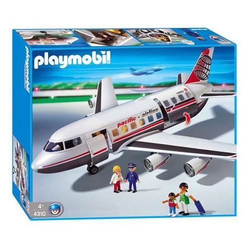 Playmobil 4310 Avion Cargo Pacific Airline Avec Commandant Et Passager