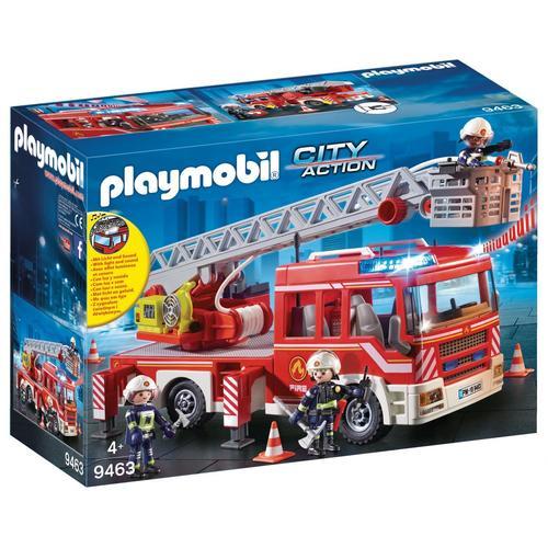 Playmobil 9463 - Camion De Pompiers Avec chelle Pivotant