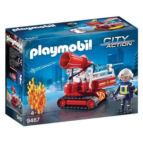 Playmobil 9467 - Pompier Avec Robot D'intervention