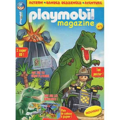 Playmobil Magazine N1, 2010 : Tout Sur Les Dinosaures ! ; 2 Super Bd !