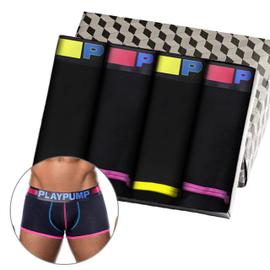 Playpumps Boxer en coton respirant pour homme sous v tement Sexy