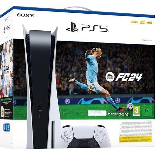 Console Sony Playstation 5 Edition Standard + Ea Sports Fc 24 (Code Dans La Bote)