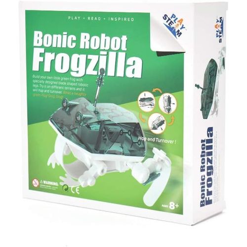 Playstem Jouer Steam Bionic Robot Frogzilla-Young Minds Robotics & Insect Diy Building Kit-Wind Up Toys For 8 Years Toy Science Engineering Gift
